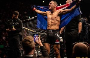 Kai Kara-France wins at UFC Auckland (Photo: Chad Wood)