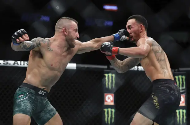 Alex Volkanovski v Max Holloway (Source:Getty)