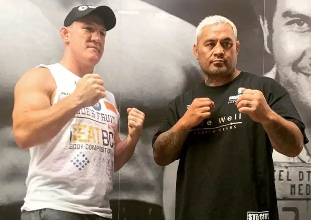 Paul Gallen vs Mark Hunt fight press conference