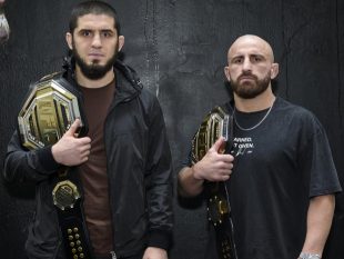 Alexander Volkanovski and Islam Makhachev