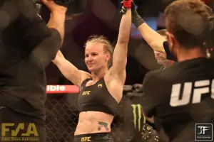 Valentina Shevchenko vs. Taila Santos (Jasmin Frank for Fight News Australia)