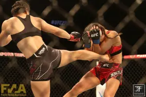 Zhang Weili vs. Joanna Jędrzejczyk (Jasmin Frank for Fight News Australia)