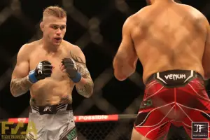 Jake Matthews vs Andre Fialho (Jasmin Frank for Fight News Australia)