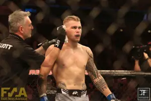 Jake Matthews vs Andre Fialho (Jasmin Frank for Fight News Australia)