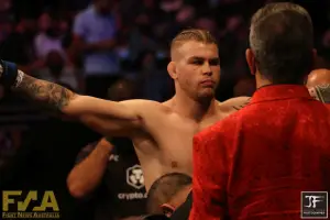 Jake Matthews vs Andre Fialho (Jasmin Frank for Fight News Australia)