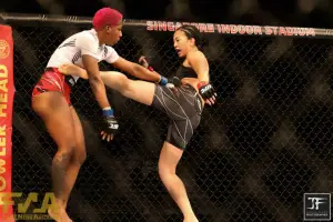 Joselyn Edwards vs Ramona Pascual (Image via Jasmin Frank for Fight News Australia)