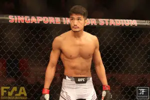Kang Kyung-ho vs. Danaa Batgerel (Image via Jasmin Frank for Fight News Australia)