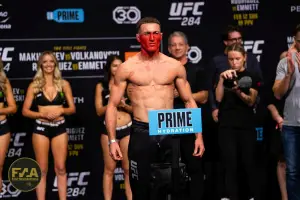 UFC 284 Ceremonial Weigh-Ins - Shane Young (Photo: Callum Cooper for Fight News Australia)