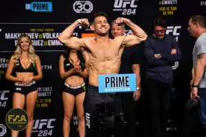 UFC 284 Ceremonial Weigh-Ins - Don Shainis (Photo: Callum Cooper for Fight News Australia)