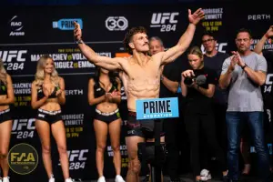 UFC 284 Ceremonial Weigh-Ins - Jack Jenkins (Photo: Callum Cooper for Fight News Australia)