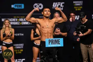 UFC 284 Ceremonial Weigh-Ins - Kleydson Rodrigues (Photo: Callum Cooper for Fight News Australia)