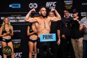 UFC 284 Ceremonial Weigh-Ins - Shannon Ross (Photo: Callum Cooper for Fight News Australia)