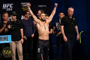 UFC 284 Ceremonial Weigh-Ins - Shannon Ross (Photo: Callum Cooper for Fight News Australia)