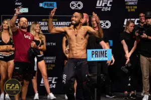 UFC 284 Ceremonial Weigh-Ins - Joshua Culibao (Photo: Callum Cooper for Fight News Australia)