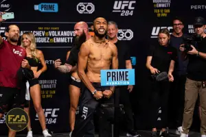 UFC 284 Ceremonial Weigh-Ins - Joshua Culibao (Photo: Callum Cooper for Fight News Australia)