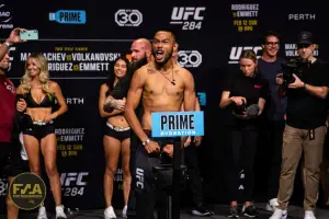 UFC 284 Ceremonial Weigh-Ins - Joshua Culibao (Photo: Callum Cooper for Fight News Australia)