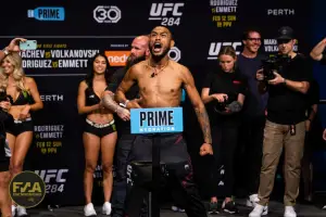 UFC 284 Ceremonial Weigh-Ins - Joshua Culibao (Photo: Callum Cooper for Fight News Australia)