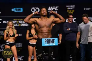 UFC 284 Ceremonial Weigh-Ins - Alonzo Menifield (Photo: Callum Cooper for Fight News Australia)