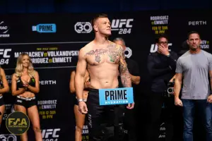 UFC 284 Ceremonial Weigh-Ins - Jimmy Crute (Photo: Callum Cooper for Fight News Australia)