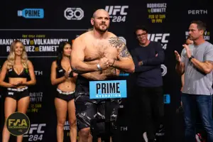 UFC 284 Ceremonial Weigh-Ins - Parker Porter (Photo: Callum Cooper for Fight News Australia)