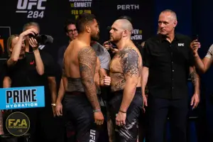 UFC 284 Ceremonial Weigh-Ins - Parker Porter (Photo: Callum Cooper for Fight News Australia)