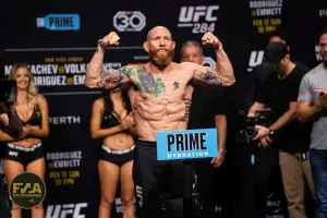 UFC 284 Ceremonial Weigh-Ins - Josh Emmett (Photo: Callum Cooper for Fight News Australia)