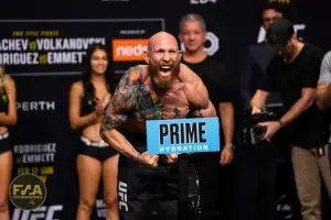 UFC 284 Ceremonial Weigh-Ins - Josh Emmett (Photo: Callum Cooper for Fight News Australia)