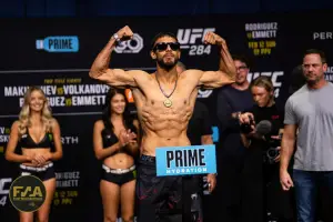 UFC 284 Ceremonial Weigh-Ins - Yair Rodriguez (Photo: Callum Cooper for Fight News Australia)