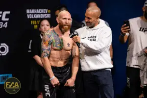 UFC 284 Ceremonial Weigh-Ins - Josh Emmett (Photo: Callum Cooper for Fight News Australia)