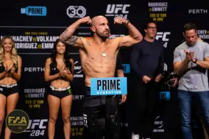 UFC 284 Ceremonial Weigh-Ins - Alexander Volkanovski (Photo: Callum Cooper for Fight News Australia)