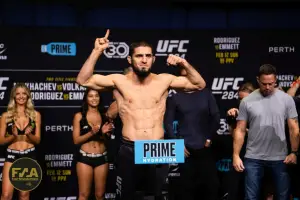 UFC 284 Ceremonial Weigh-Ins - Islam Makhachev (Photo: Callum Cooper for Fight News Australia)