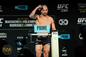 UFC 284 Official Weigh In - Alex Volkanovski (Photo: Callum Cooper / Fight News Australia)