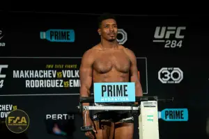 UFC 284 Official Weigh In - Alonzo Menifield (Photo: Callum Cooper / Fight News Australia)