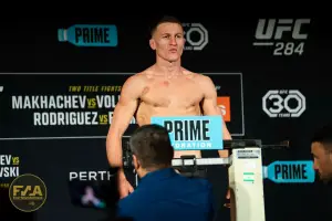 UFC 284 Official Weigh In - Shane Young (Photo: Callum Cooper / Fight News Australia)