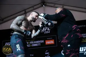 UFC 284 Open Workouts - Tyson Pedro (Callum Cooper/Fight News Australia)