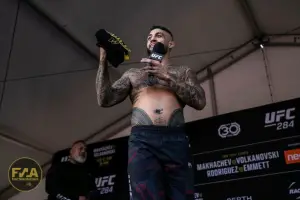 UFC 284 Open Workouts - Tyson Pedro (Callum Cooper/Fight News Australia)