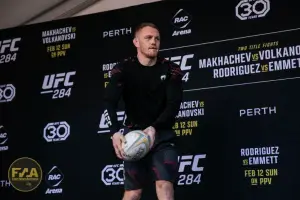 UFC 284 Open Workouts - Jack Della Maddalena (Callum Cooper/Fight News Australia)