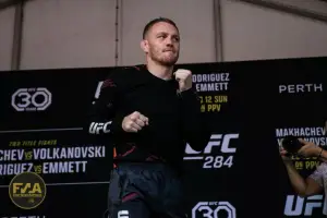 UFC 284 Open Workouts - Jack Della Maddalena (Callum Cooper/Fight News Australia)