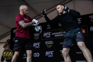 UFC 284 Open Workouts - Jack Della Maddalena (Callum Cooper/Fight News Australia)