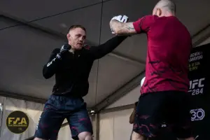 UFC 284 Open Workouts - Jack Della Maddalena (Callum Cooper/Fight News Australia)