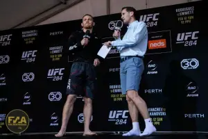 UFC 284 Open Workouts - Jack Della Maddalena (Callum Cooper/Fight News Australia)