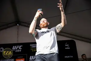 UFC 284 Open Workouts - Josh Emmett (Callum Cooper/Fight News Australia)