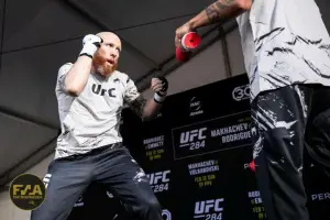 UFC 284 Open Workouts - Josh Emmett (Callum Cooper/Fight News Australia)