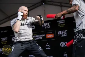 UFC 284 Open Workouts - Josh Emmett (Callum Cooper/Fight News Australia)