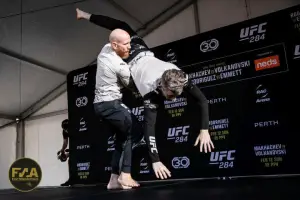 UFC 284 Open Workouts - Josh Emmett (Callum Cooper/Fight News Australia)