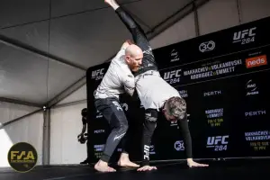 UFC 284 Open Workouts - Josh Emmett (Callum Cooper/Fight News Australia)