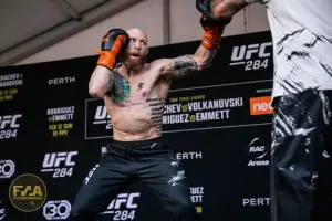 UFC 284 Open Workouts - Josh Emmett (Callum Cooper/Fight News Australia)