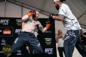 UFC 284 Open Workouts - Josh Emmett (Callum Cooper/Fight News Australia)