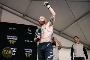 UFC 284 Open Workouts - Josh Emmett (Callum Cooper/Fight News Australia)