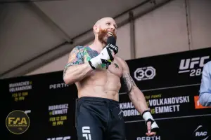 UFC 284 Open Workouts - Josh Emmett (Callum Cooper/Fight News Australia)